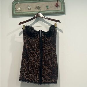 Current Mood Leopard Print Mini Dress